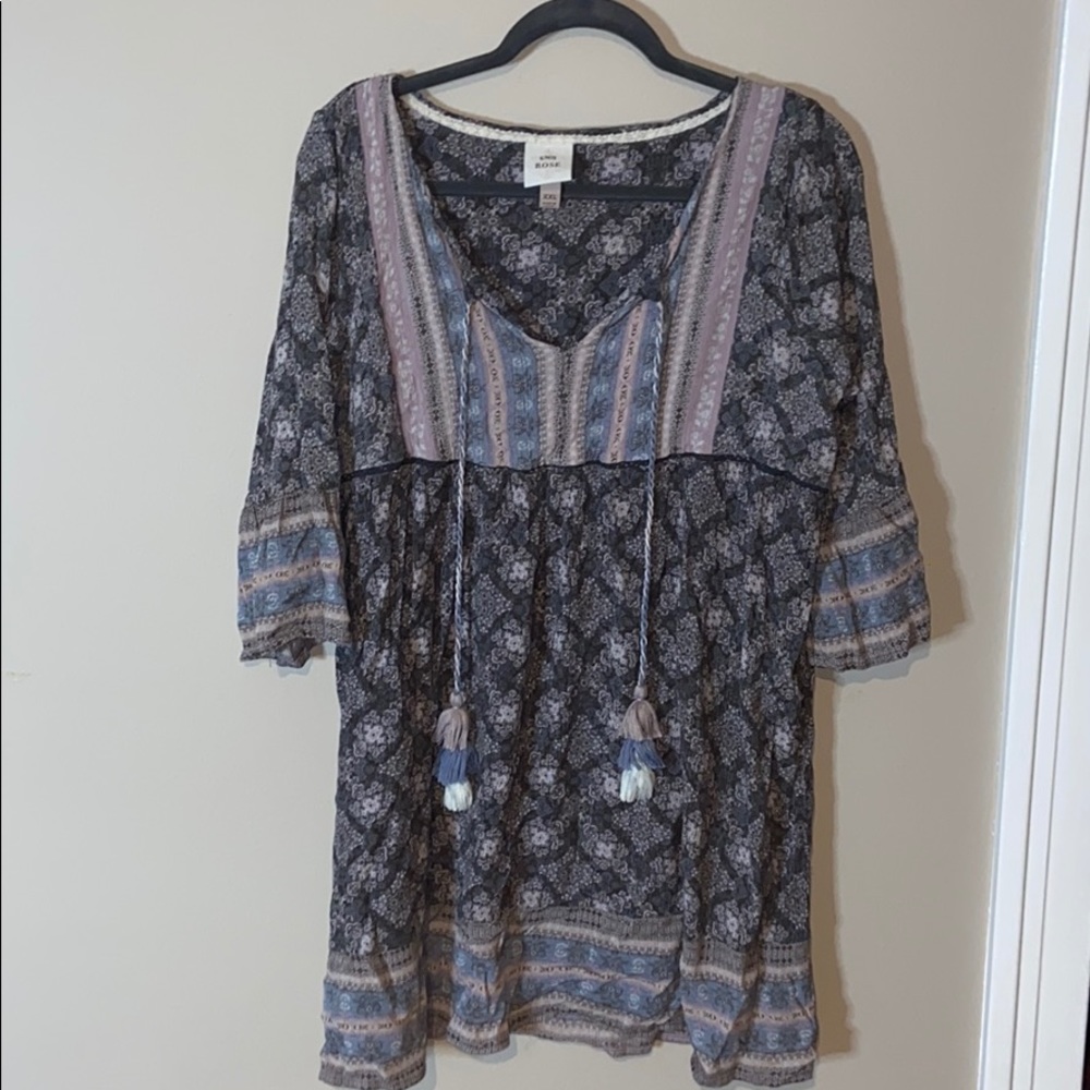 Knox Rose 3/4 Sleeve Summer Dress XXL